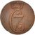 Monnaie, Danemark, Christian VII, 1/2 Skilling, 1771, Altona, TTB+, Cuivre