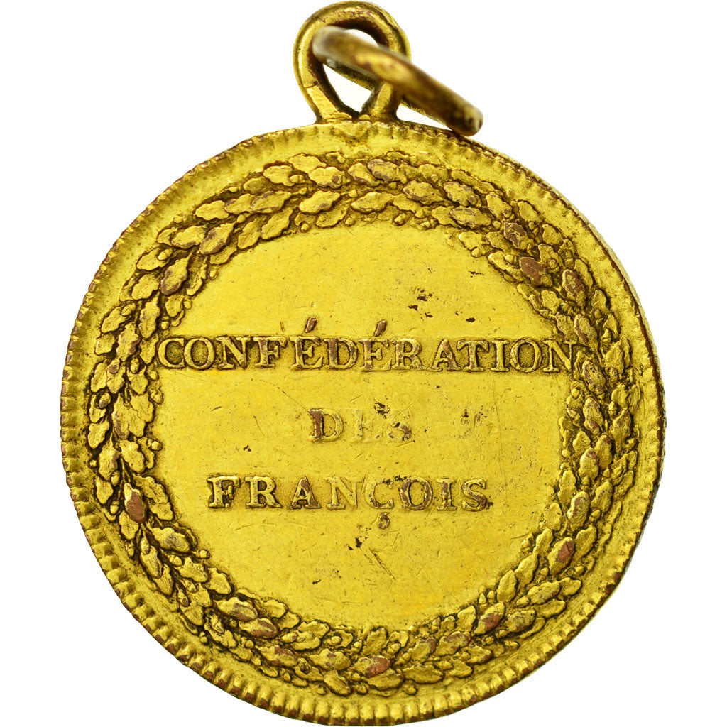 orden, Frankreich, Medaille, 1790, Confédération des François, VZ, Copper