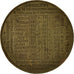 France, Medal, 1778, Almanach Anno 1778, AU(55-58), Bronze