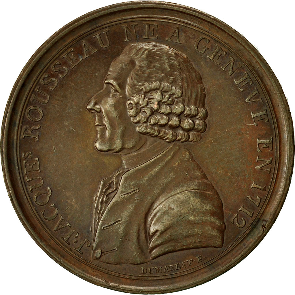 FRANCE, Arts & Culture, French Constitution, Medal, 1791, AU(55-58), Bronze,...