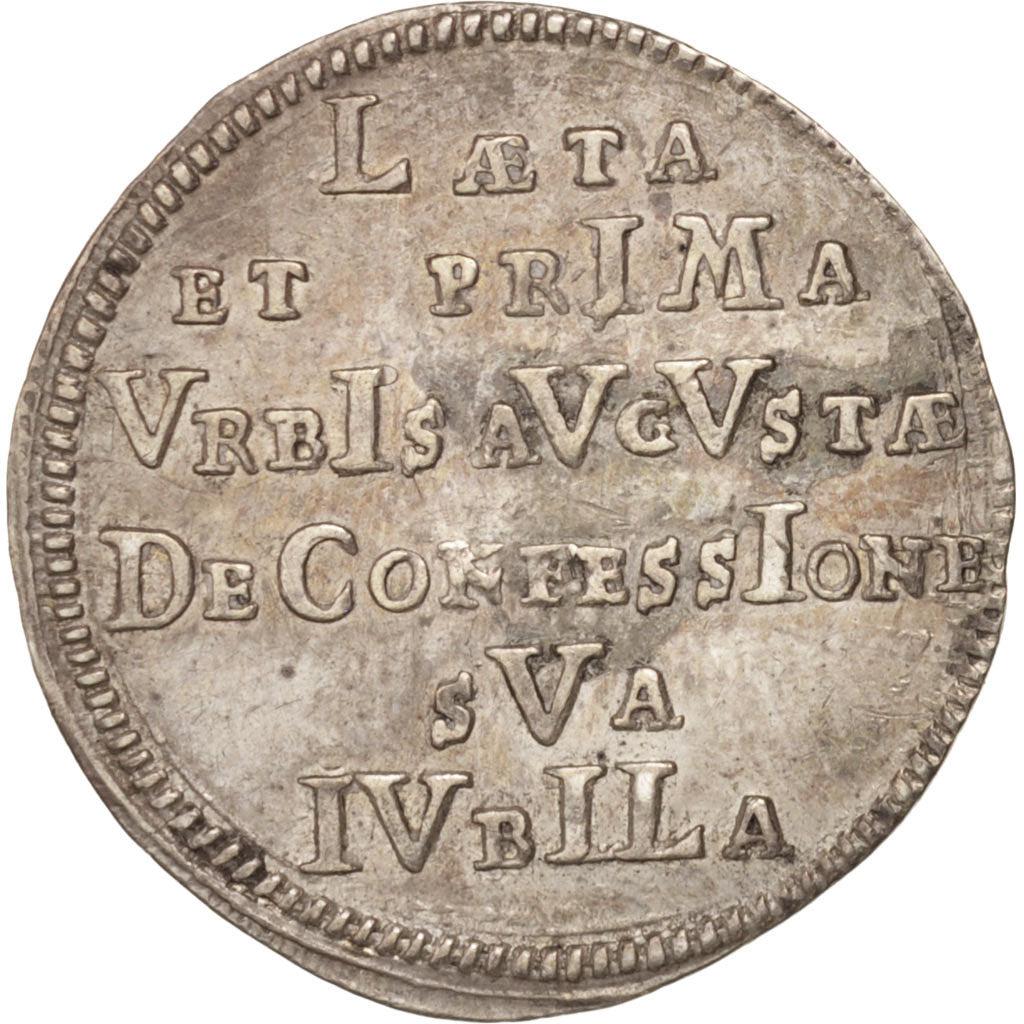 German States, Augsburg, Silver strike Ducat, 1730,  Forster 106