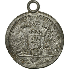 Frankreich, Medaille, 1790, FEDERATION MARTIALE - LYON, SS, Tin, Henin 130