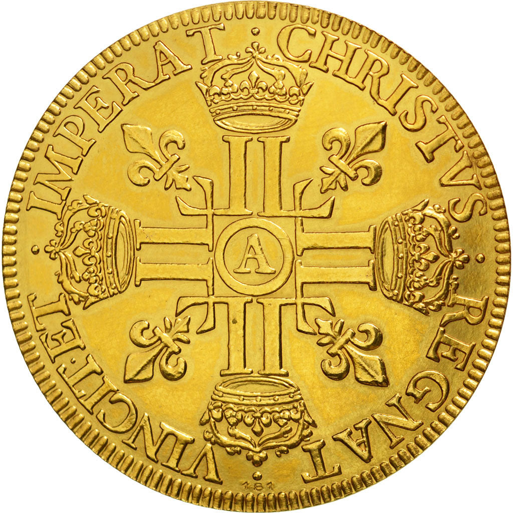 Moneta, Francia, Louis XIII, Refrappe Dix Louis, medaglia, 1640, Paris, SPL, Oro