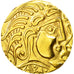 Coin, Parisii, Medal, Refrappe Stater, MS(63), Gold
