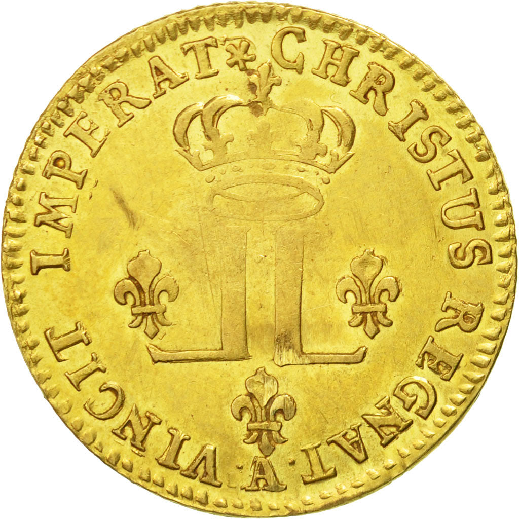 Münze, Frankreich, Louis XV, Louis d'or aux 2 L, 1720, Paris, S+, KM 461.1