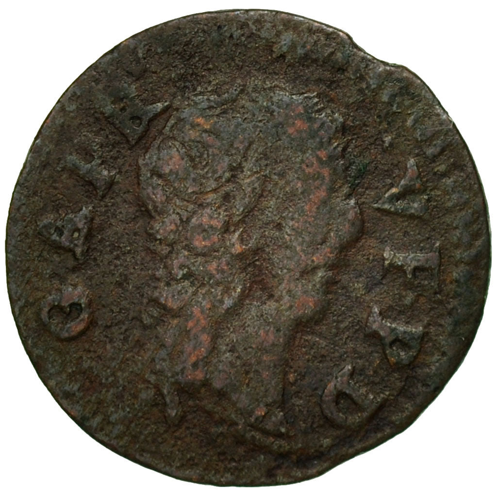 Munten, Frankrijk, DOMBES, Gaston van Orleans, Denier Tournois, 1649, FR, Koper