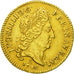 Moneda, Francia, Louis XIV, 1/2 Louis d'or au soleil, 1709 Paris, KM 388.1