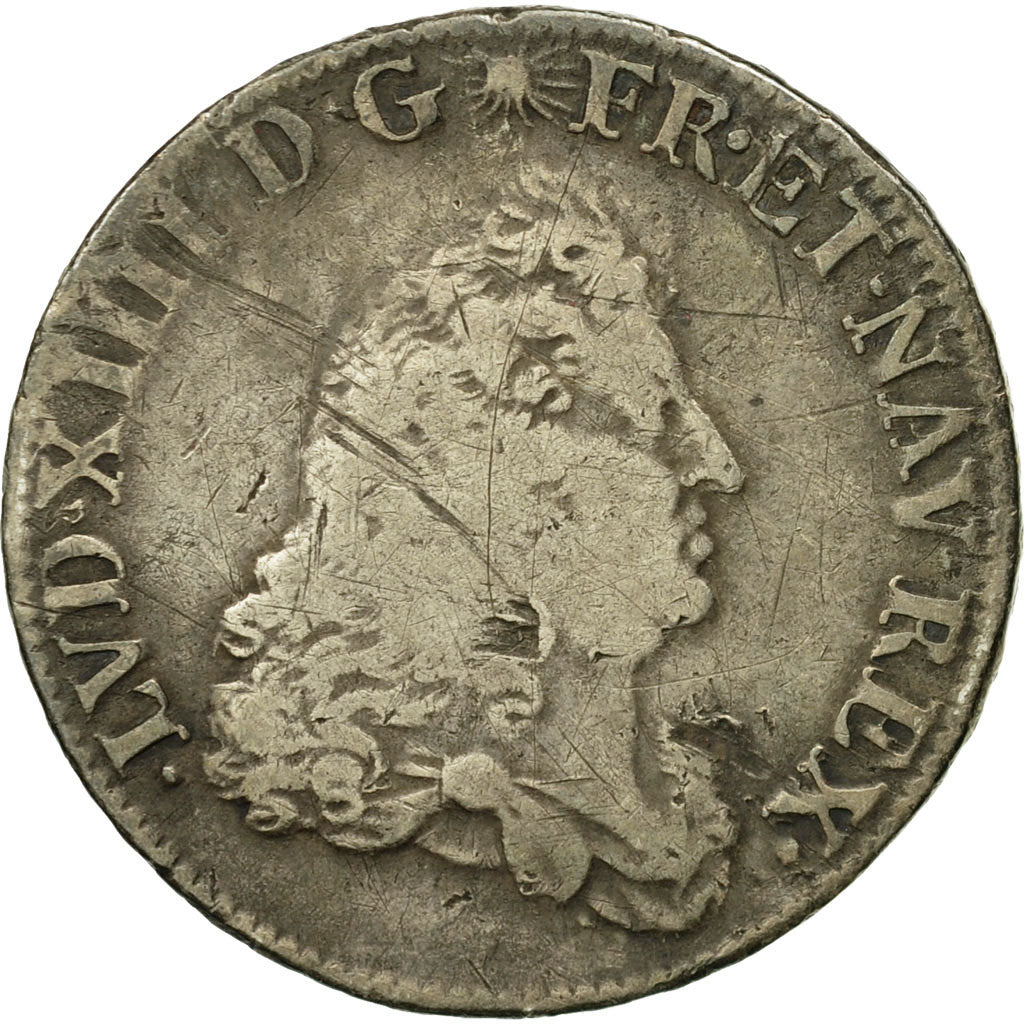 Munten, Frankrijk, Louis XIV, 1/4 Écu de Flandre, 1686, Lille, FR, KM 260.1