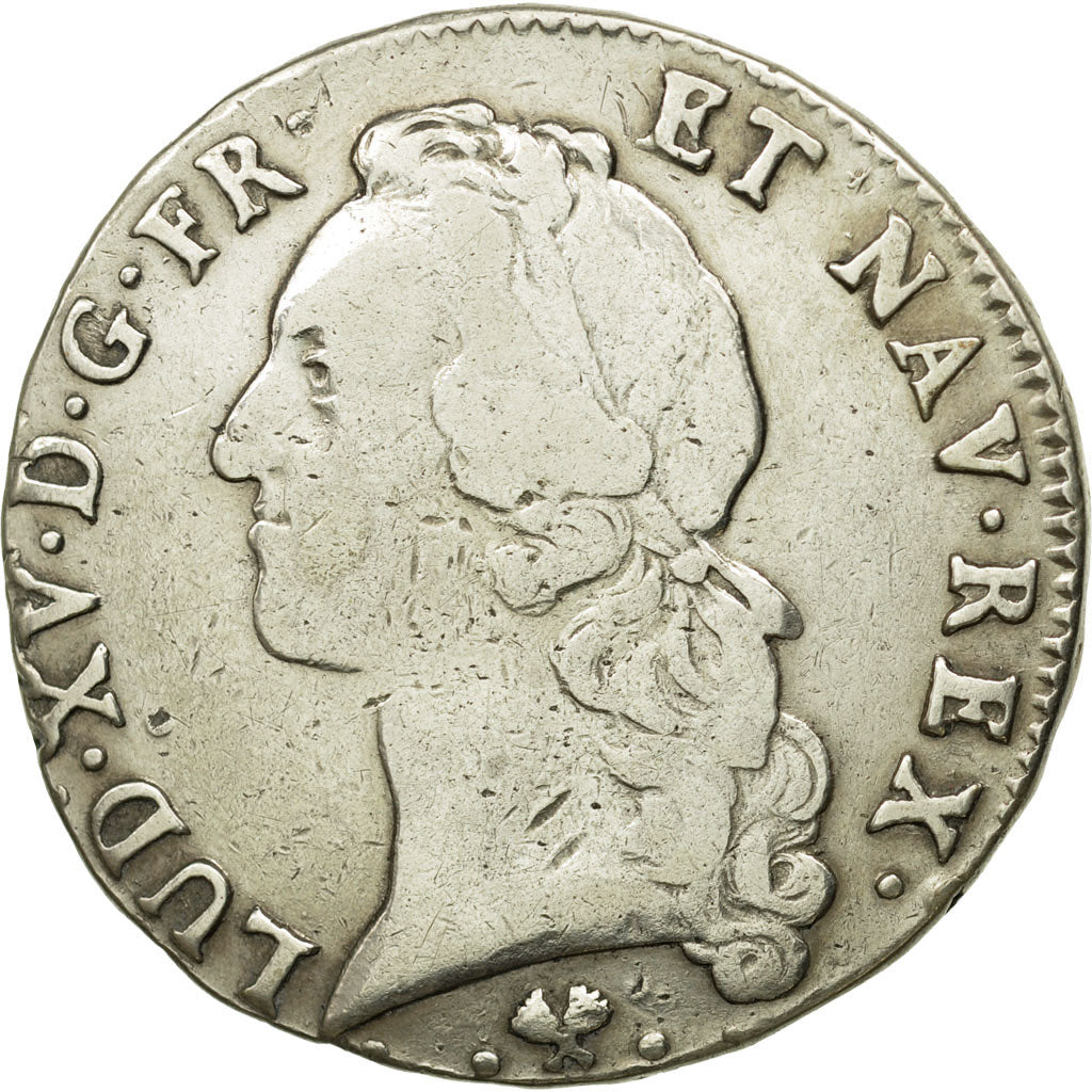 Coin, France, Louis XV, Écu au bandeau, 1768, Bayonne, VF(20-25), KM 512.12
