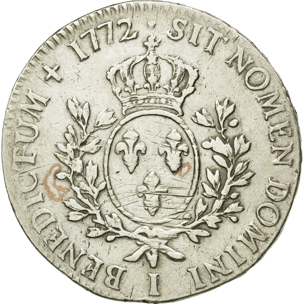 Monnaie, France, Louis XV, Écu à la vieille tête, 1772, Limoges, TB, Gadoury 323