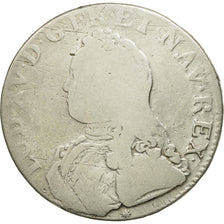 Coin, France, Louis XV, Écu aux branches d'olivier, 1732, Lyons, KM 486.6