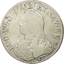 Münze, Frankreich, Louis XV, Écu aux branches d'olivier, 1726, Rennes, KM 486.26