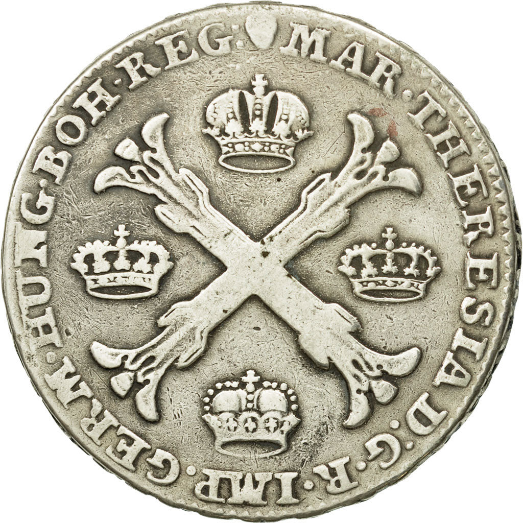Coin, AUSTRIAN NETHERLANDS, Maria Theresa, Kronenthaler, 1766, Brussels