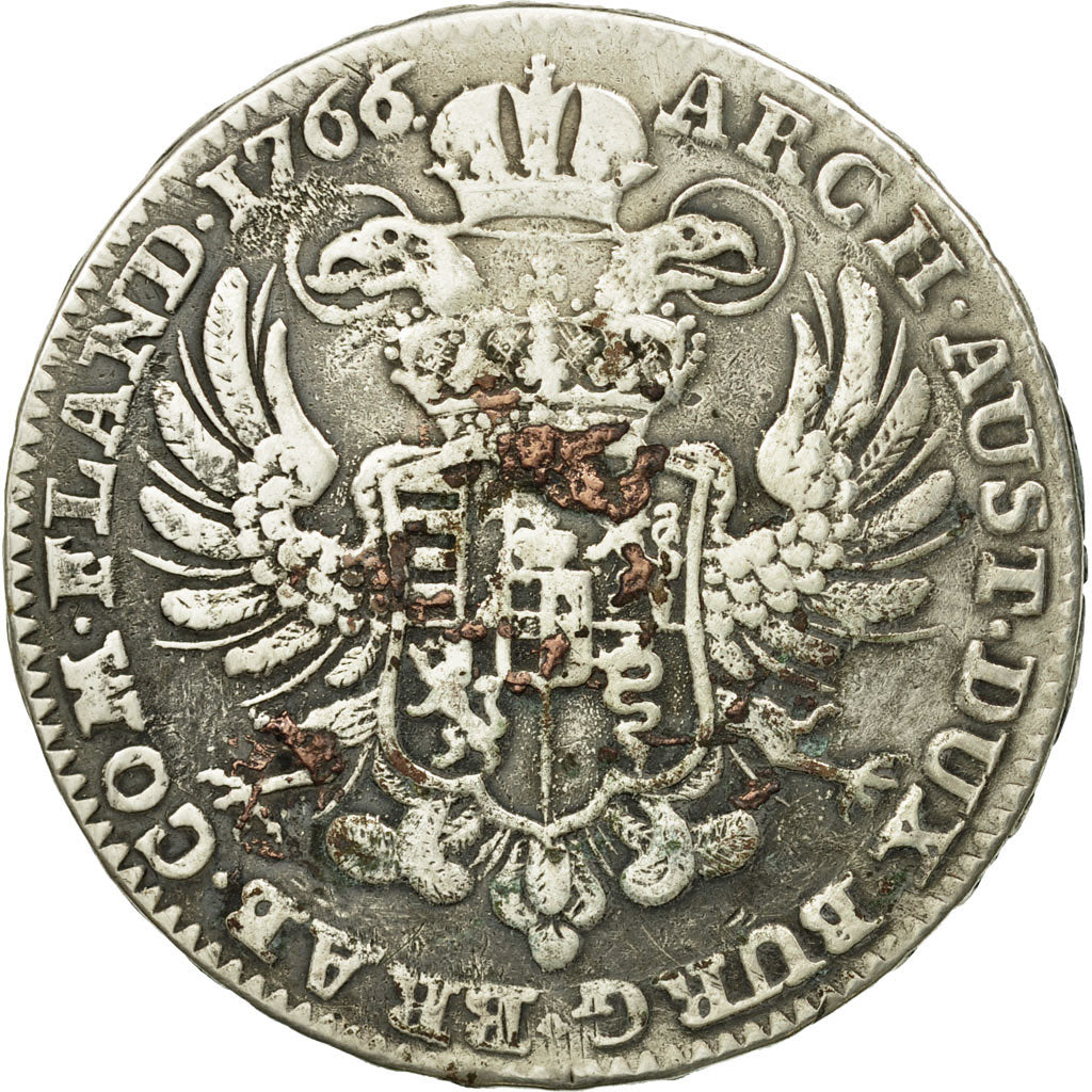 Coin, AUSTRIAN NETHERLANDS, Maria Theresa, Kronenthaler, 1766, Brussels