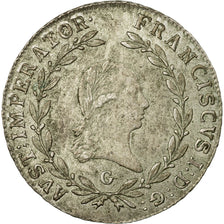 Coin, Austria, Franz II (I), 20 Kreuzer, 1812, Günzburg, AU(55-58), Silver