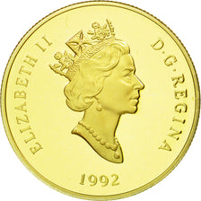 Coin, Canada, Elizabeth II, 100 Dollars, 1992, Royal Canadian Mint, KM 211