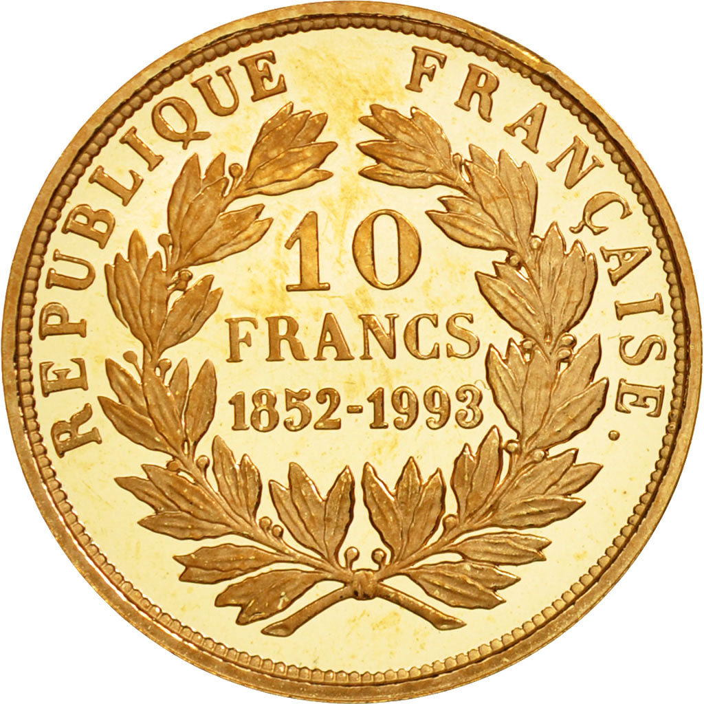 Francia, medalla, French Fifth Republic, History, 1991, EBC+, Oro