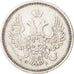 Münze, Russland, Nicholas I, 20 Kopeks, 1855, Saint-Petersburg, SS, Silber