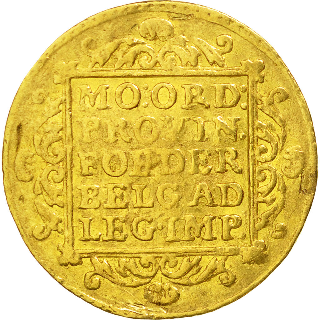Coin, Netherlands, HOLLAND, Ducat, 1764, EF(40-45), Gold, KM:12.3