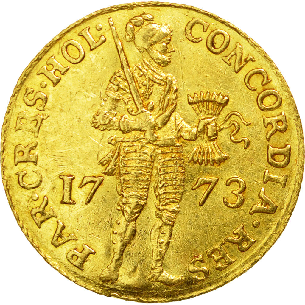 Moneta, Paesi Bassi, HOLLAND, Ducat, 1773, SPL-, Oro, KM:12.3