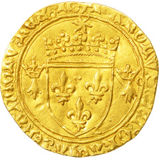 Monnaie, France, Charles VIII, Écu d'or au soleil de Bretagne, Nantes, Dup 581