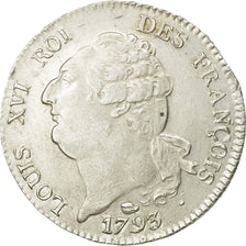 Munten, Frankrijk, Écu de 6 livres françois, 6 Livres, 1793, Toulouse, KM 615.9