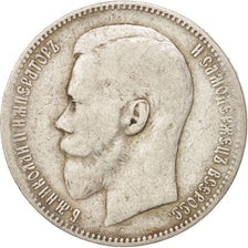 Russia, Nicholas II, Rouble, 1898, St. Petersburg, Silver, KM:59.3