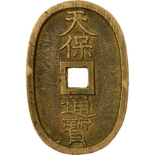 Coin, Japan, 100 Mon, Tempo Tsuho, (1835-1870), EF(40-45), Bronze, KM:7