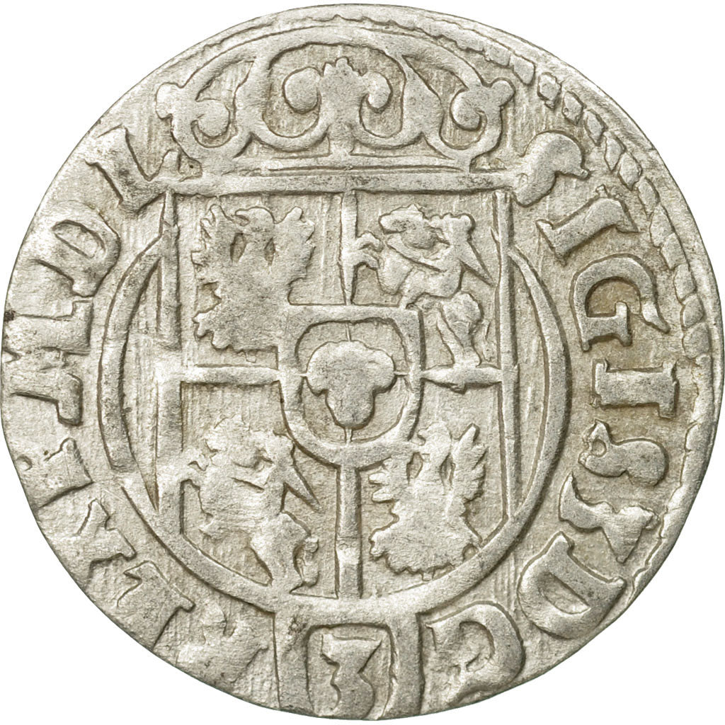 Monnaie, Pologne, Sigismund III, 3 Polker, 3 Poltorak - 1 Kruzierz, 1623, SUP