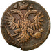 Moneta, Russia, Denga, 1/2 Kopek, 1735, BB, Rame, KM:188