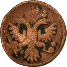 Coin, Russia, Denga, 1/2 Kopek, 1736, VF(30-35), Copper, KM:188