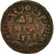 Moneta, Russia, Denga, 1/2 Kopek, 1738, EF(40-45), Miedź, KM:188