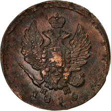 Coin, Russia, Alexander I, 2 Kopeks, 1819, Ekaterinbourg, AU(50-53), Copper