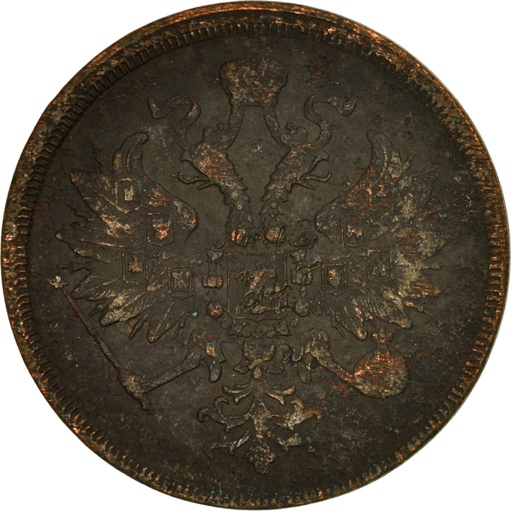 Münze, Russland, Alexander II, 3 Kopeks, 1860, Ekaterinbourg, SS, Kupfer