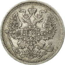 Coin, Russia, Nicholas II, 20 Kopeks, 1911, Saint-Petersburg, EF(40-45), Silver