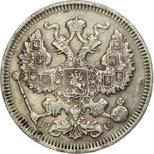 Coin, Russia, Nicholas II, 20 Kopeks, 1913, Saint-Petersburg, EF(40-45), Silver