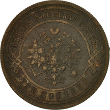 Coin, Russia, Nicholas II, 3 Kopeks, 1915, EF(40-45), Copper, KM:11.3