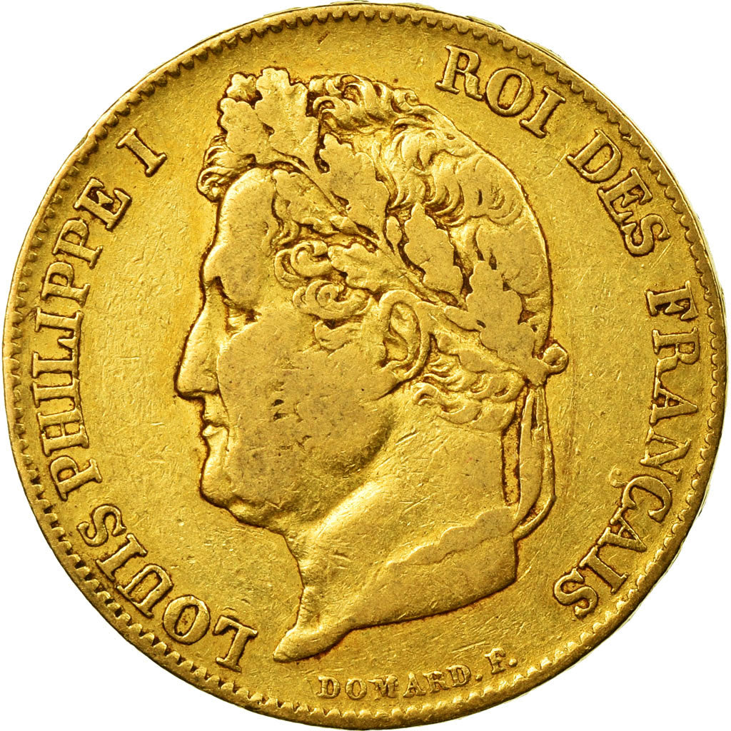Monnaie, France, Louis-Philippe, 20 Francs, 1833, Rouen, TB+, Or, Gadoury:1031