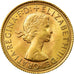 Coin, Great Britain, Elizabeth II, Sovereign, 1965, AU(55-58), Gold, KM:908
