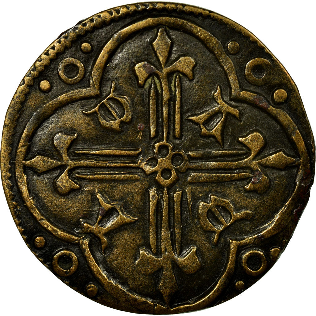 France, Royal, Jeton de Compte, History, AU(50-53), Bronze