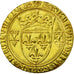Coin, France, Charles VII, Charles VII, Ecu d'or, Rouen, AU(50-53), Gold