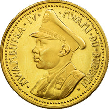 Coin, Burundi, Mwambutsa IV, 50 Francs, 1962, MS(65-70), Gold, KM:4