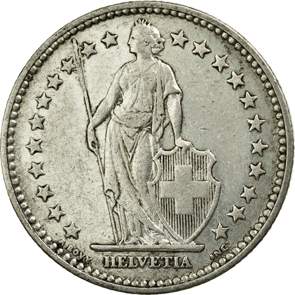 Monnaie, Suisse, 2 Francs, 1911, Bern, TTB, Argent, KM:21