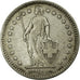 Coin, Switzerland, 2 Francs, 1907, Bern, EF(40-45), Silver, KM:21