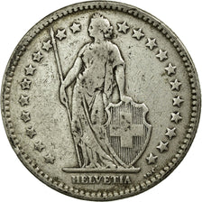 Coin, Switzerland, 2 Francs, 1913, Bern, VF(30-35), Silver, KM:21