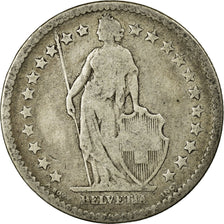 Coin, Switzerland, 2 Francs, 1878, Bern, VF(20-25), Silver, KM:21