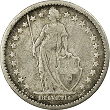 Coin, Switzerland, 2 Francs, 1878, Bern, VF(20-25), Silver, KM:21