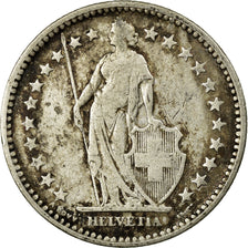 Coin, Switzerland, 2 Francs, 1886, Bern, VF(20-25), Silver, KM:21