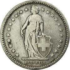 Coin, Switzerland, 2 Francs, 1886, Bern, VF(20-25), Silver, KM:21