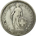 Coin, Switzerland, 2 Francs, 1886, Bern, VF(20-25), Silver, KM:21